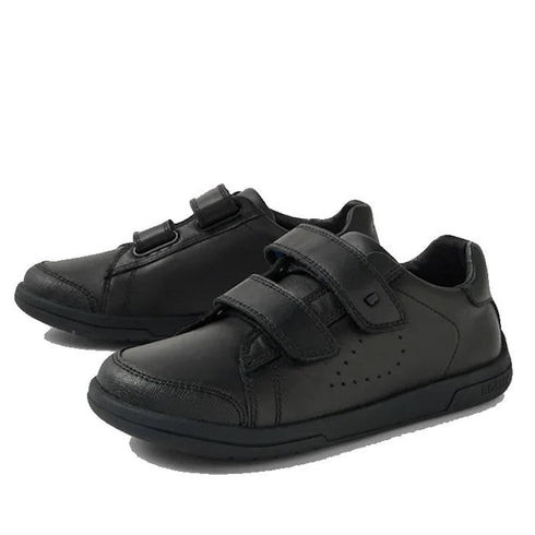Bobux Kid+ Jacks Black School Leather Shoe Sneaker